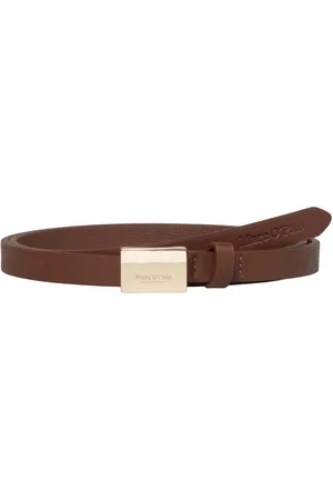 Marc O’ Polo Leren Riem Loris Belt W90 Bruine