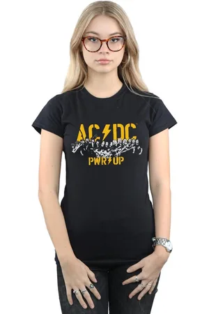 AC/DC Dames/Dames PWR UP Portrait Motion Katoenen T-Shirt