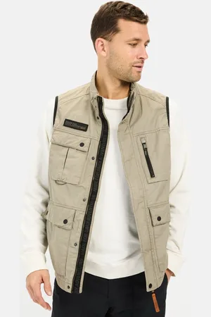 Camel Active Outdoor bodywarmer met opstaande kraag - Maat menswear-60