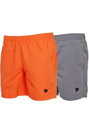 Donnay 2-Pack - Sport/Zwemshort (Toon) - Sportbroek - Heren - Apricot/Steel grey (673) - maat M