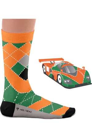 Heel Tread Mazda 787B - MAZDA 787B - Le Mans winner - Oranje/ - fun sokken - Auto sokken - Maat 41-46