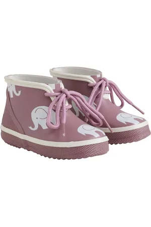 CeLaVi Lage (Burlwood) kinderregenlaars met Olifanten Print 20