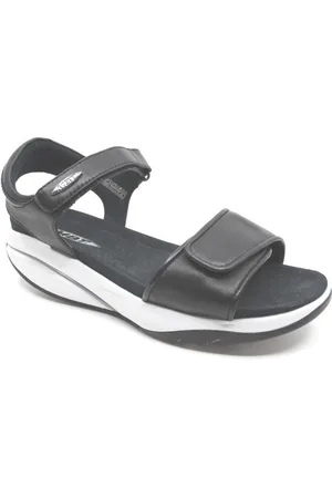 Mbt MALIA BLACK, 700955-03N, Zwarte Dames Sandalen