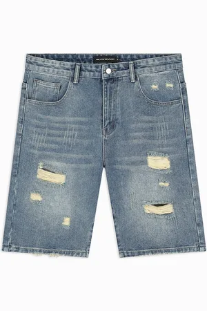Black Bananas DISTRESSED DENIM SHORTS