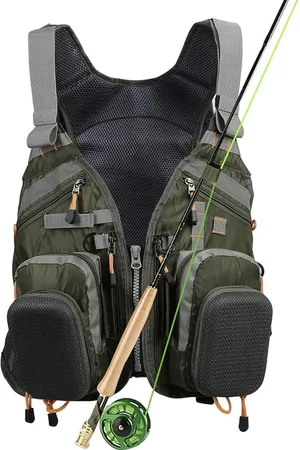 Merkloos S&Dshopline?? Vissersvest voor heren, outdoor vissersjas, meerdere zakken, ademend mesh, vrijetijdsvest, mouwloos vest, jacht, vissen, camping, fotografie, voor mannen en vrouwen, lichtgroen