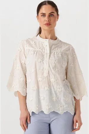 Lollys Laundry Louisell Blouse Ss Blouses Dames - - Maat XL