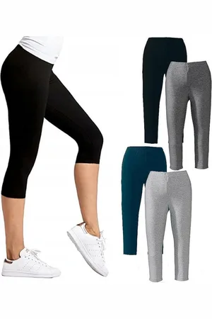 Merkloos Fashion Legging - Dames Legging - - Capri Legging - Katoen - Lengte 3/4 - Maat - 3XL