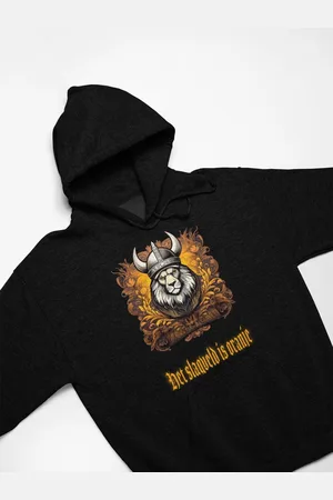 Gildan HEAVY BLEND??? - Oranje Leeuw - Supporters Hoodie - Maat XL