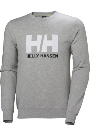 Helly Hansen Logo Crew Sweater Heren Sporttrui - Maat S - Mannen - /zwart/wit