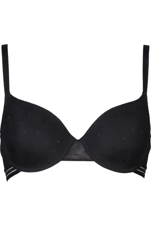 After Eden Padded wire bra dot mesh - Maat B80