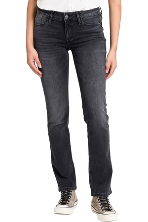 Cross Jeans Dames Jeans Broeken ROSÈ regular/straight Fit Grijs 34W / 34L Volwassenen
