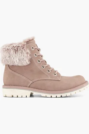 Graceland Roze veterboot - Maat 37