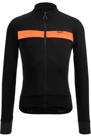 Santini Adapt Wool Thermal Trui Met Lange Mouwen Zwart S Man