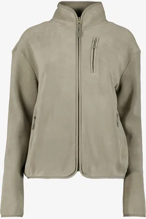 Mountain peak Dames fleece vest lichtgroen - Maat XXL