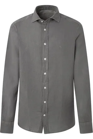 Hackett Hm309744 Shirt Met Lange Mouwen Grijs M Man