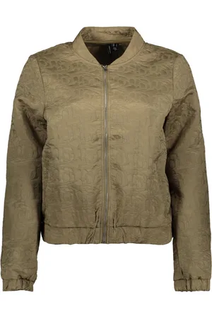 VERO MODA Jas Vmamal L/s Bomber Wvn 10335543 Dried Herb Dames Maat - L