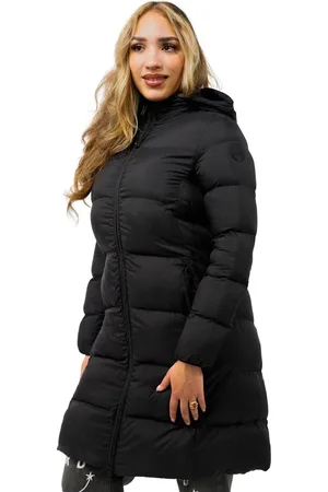 Colmar Lange Jas Avvolgente Dames - Zwart - Maat XS
