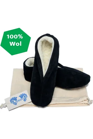 Bernardino Unisex Spaanse Sloffen 100% Wol - - Maat 42 - incl. opbergzak