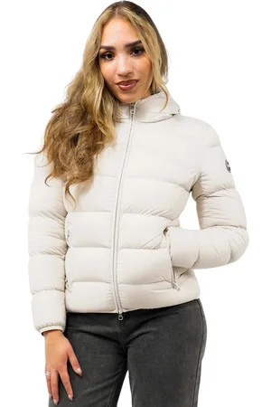 Colmar Stretch Jas Met Capuchon Dames - Wit - Maat S