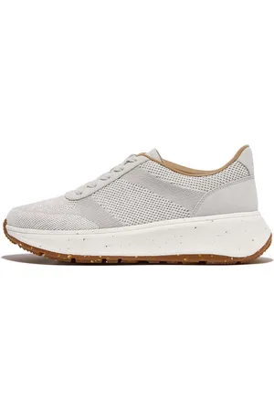 FitFlop F-mode E01 Knit Flatform Sneakers Grijs EU 39 Vrouw