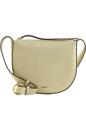 Abro+ Schoudertas Leather Adria Lulu Crossbody Bag Crème