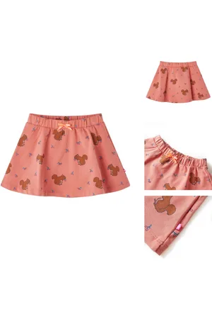 vidaXL Kinderrokje - Kinderrokjes - Kinderkleding - Kinderkled - Kinderrokje 140 oudroze