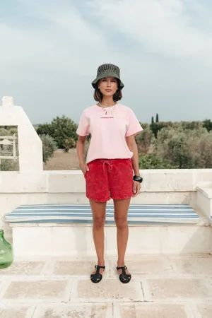 Colourful rebel Uni Logo Boxy Tee - Dames - T-shirts - L