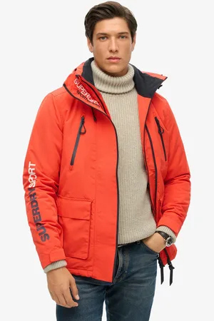 Superdry Hooded Ultimate Windbreaker Heren Jas - Bold Orange - Maat L