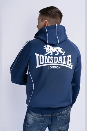 Lonsdale London Trainingsjacke Achavanich Trainingsjacke mit Kapuze normale Passform -L