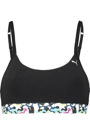 PUMA WOMEN PRINTED BANDEAU Beha Dames - Maat L