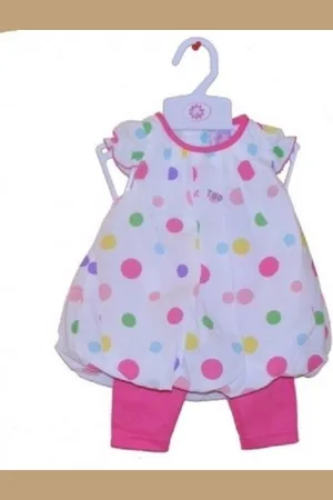 Merkloos 2 delig babysetje - tuniekje met legging - maat 18 tot 23 mnd