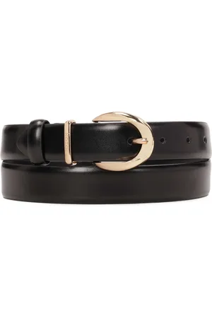 Kazar Smooth black belt with minimalist buckle
