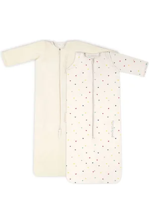 Puckababy Slaapzak 4 Seizoenen Baby - Zomerslaapzak en Winterslaapzak (6m-2,5j) - TOG 0.25 tot TOG 2.5 - Hearts Confetti