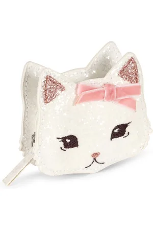 Konges Sløjd Konges Sløjd Tut Kitty Portemonnee met glitter - Buttercream