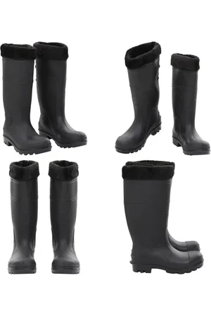 vidaXL Regenlaarzen met verwijderbare sokken maat 38 PVC - Regenlaars - Regenlaarzen - Laars - Regen Laars