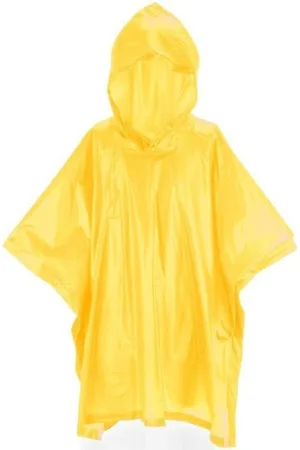 Merkloos Nood Poncho voor kids - - Kunststof - One size - Set van 2