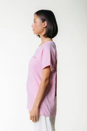 Colourful rebel Flower Square Boxy Tee - Dames - T-shirts