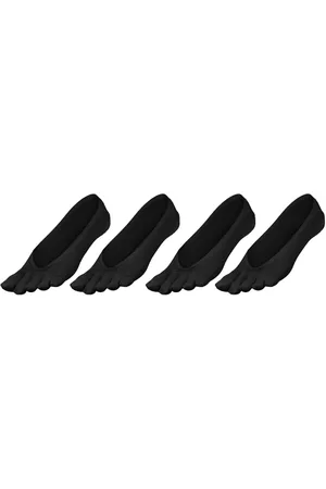 Merkloos Teensokken - 2 paar - Uitgelijnde teen sokken - Gladde Teennaad - Comfortabele Sokken - Kant Onzichtbare Dunne Damesboot - Voor Hallux Valgus - Orthopedische compressie teen sokken voor dames