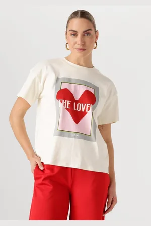 POM Amsterdam The Lover Tops & T-shirts Dames - Shirt - - Maat 34