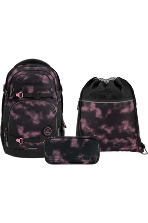 Coocazoo Schoolrugzakset PORTER Pink Illusion, etui + sporttas