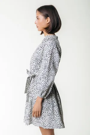 Colourful rebel Lize Cheetah Shirt Mini Dress SS - Dames - Jurken
