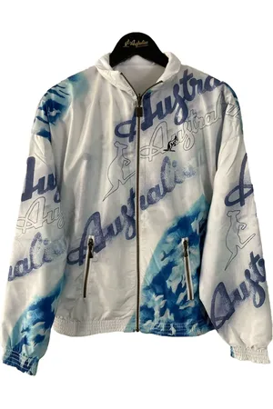Australian Archive print jasje reversible Ego | wit - Maat L