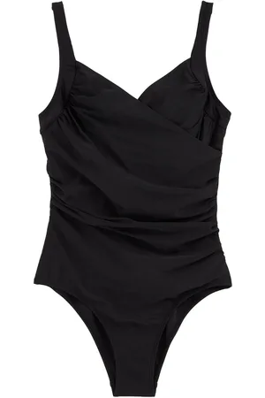 WE Fashion Dames badpak met plooien