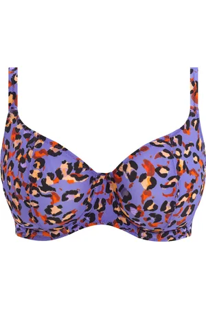 Freya SANTIAGO NIGHTS UW PLUNGE BIKINI TOP Dames Bikinitopje - LEOPARD - Maat 70G