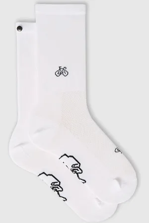 FINGERSCROSSED Sokken Classic Iconic Bicycle White