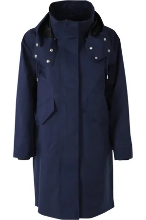Danefæ Donkerblauwe regenjas Danewest Wind Rain Parka van Danefae XL