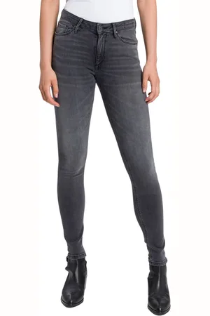 Cross Jeans Dames Jeans Broeken ALAN skinny Fit Grijs 28W / 32L Volwassenen
