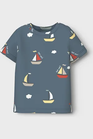 NAME IT NBMVROELS SS TOP BOX - Baby - Blouses / Overhemden