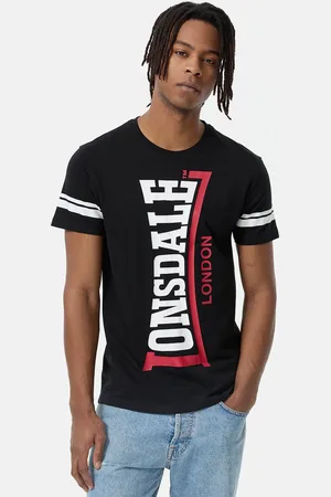 Lonsdale London Polbain T-shirt Met Korte Mouwen Zwart L Man