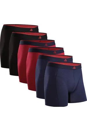 DANISH ENDURANCE Boxershorts Bamboe Viscose Heren Ondergoed - ultiem draagcomfort - 6 pack - Meerkleurig - Maat M